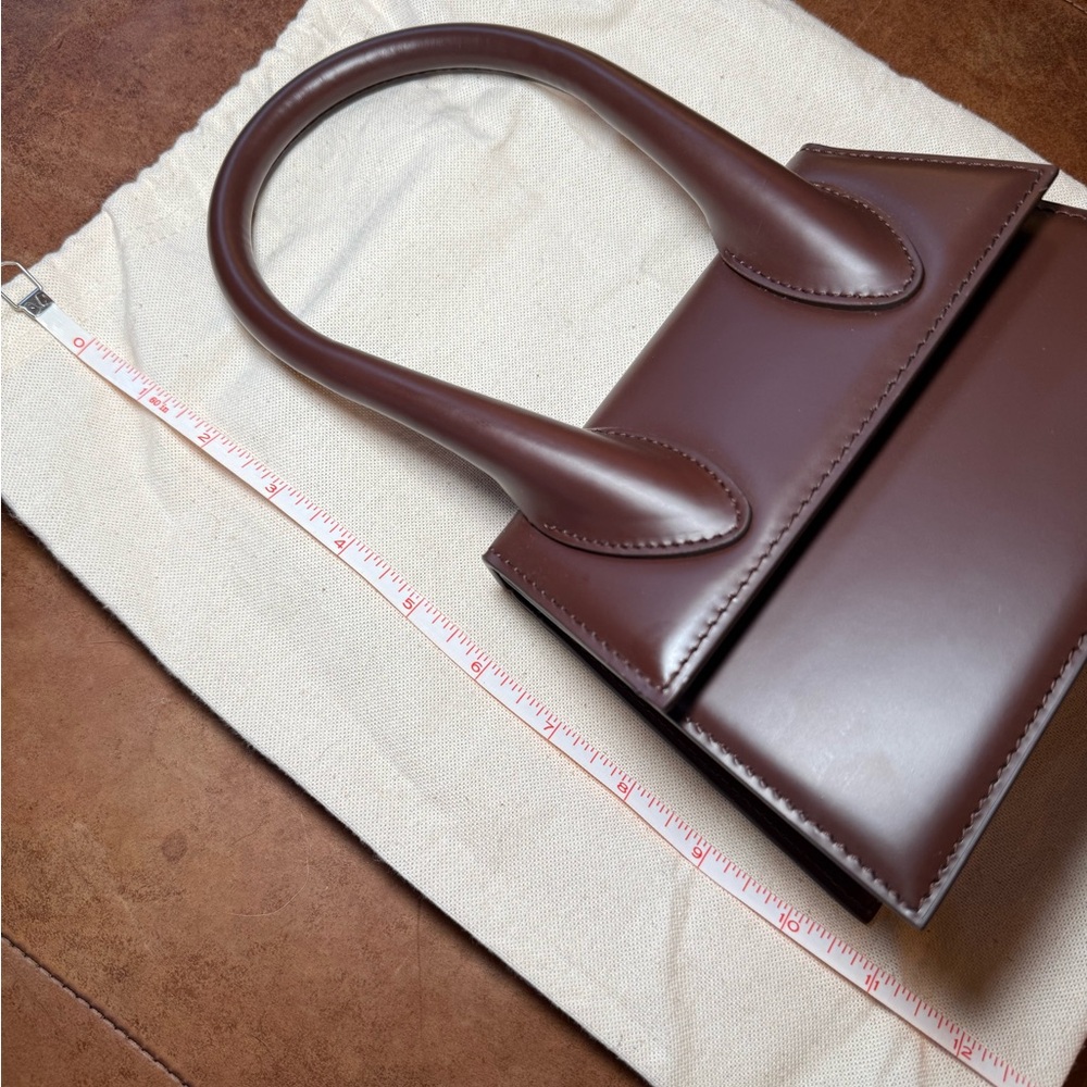 Jacquemus Le Chiquito Moyen Bag in Chocolate Brown - Picture 11 of 17